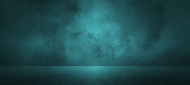 黑暗的街道，抽象的沥青深蓝色背景，空荡荡的黑暗景象图片下载