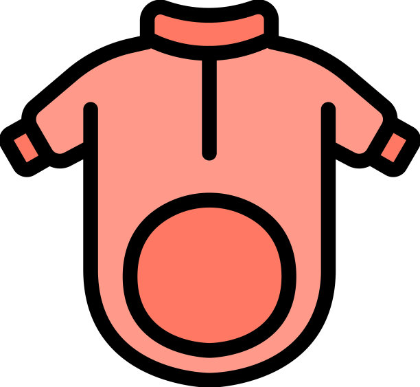 狗服饰图标颜色轮廓图片下载