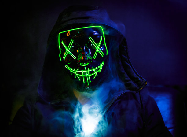 万圣节面具的服装图片下载