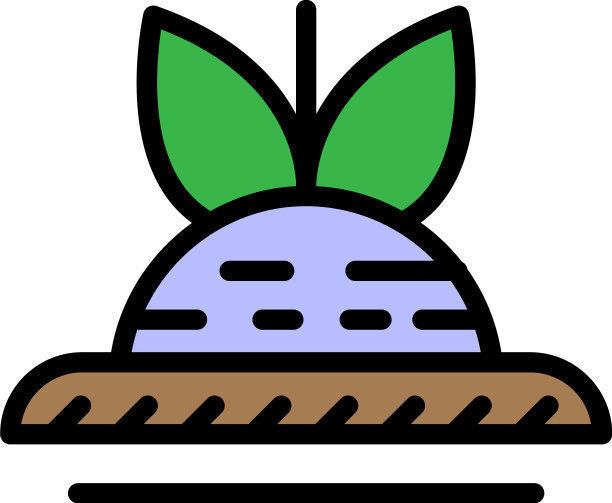 农场甜菜图标颜色轮廓图片下载