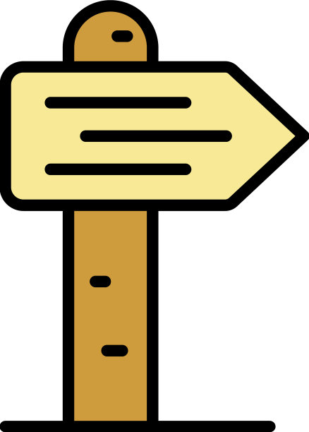 路线柱图标颜色轮廓图片下载