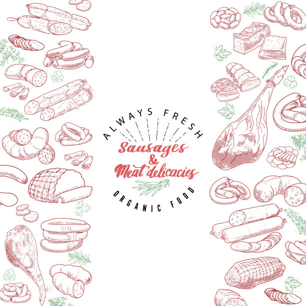 肉制品及香肠图片下载