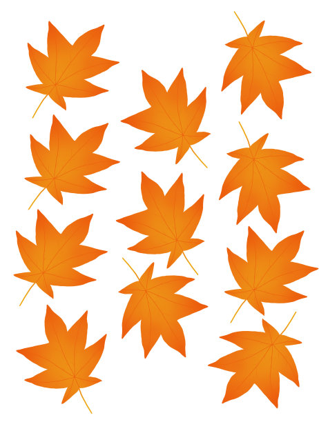 21、秋你好，秋叶平，彩叶孤集秋元素秋假日黄叶黄图片下载