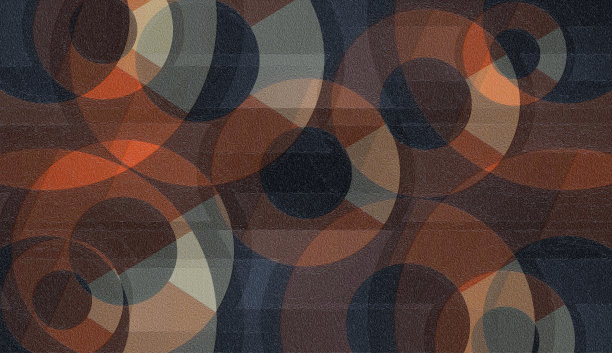 油画大随机圆形形状抽象纹理背景。独特的设计多色圆形状不同的用途，如网页设计，墙壁瓷砖或马赛克制作或图形资源。图片下载