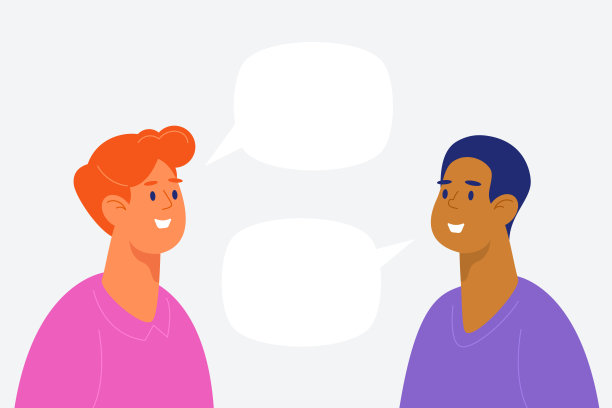 两个男人说话图片下载