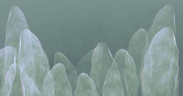 花抽象背景。自然的绘画。梦的艺术概念图片下载