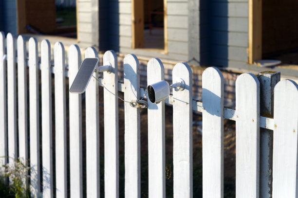 监控摄像头和太阳能电池图片下载