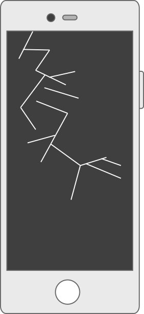 跌落智能手机的图像材料“白色”图片下载