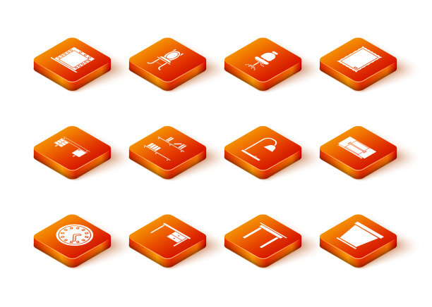 设置时钟办公室书桌书架与书籍木制图片下载