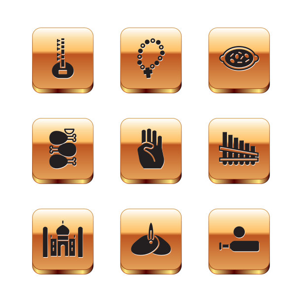 设置锡塔泰姬陵印度头饰头巾图片下载