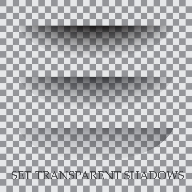 选择具有真实阴影效果的透明纸张。图片下载