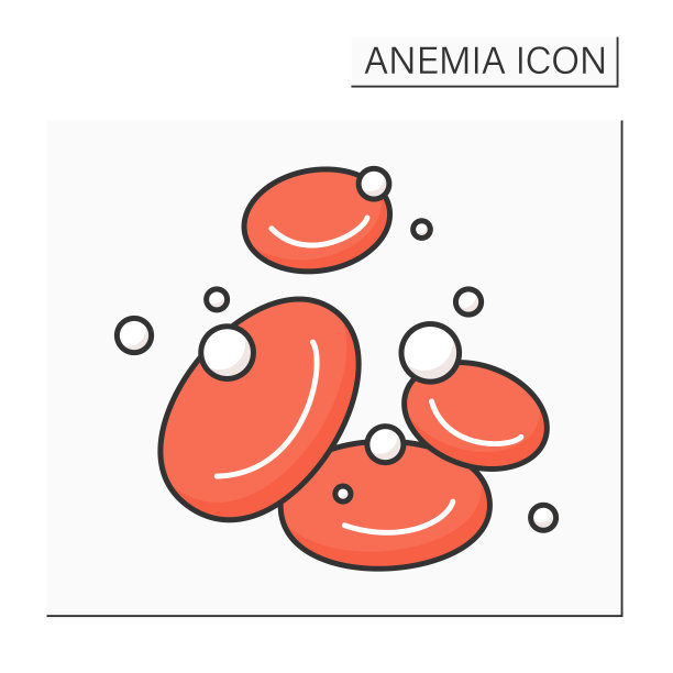 血红蛋白彩色图标图片下载