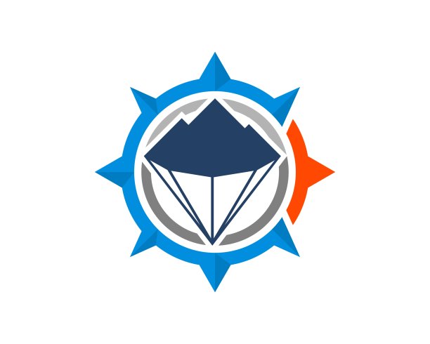 现代指南针与山钻石内部图片下载