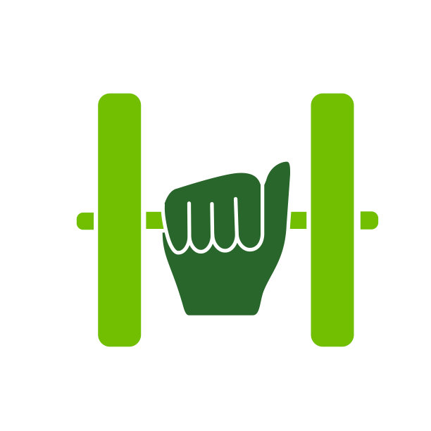 插图矢量图形哑铃图标模板图片下载