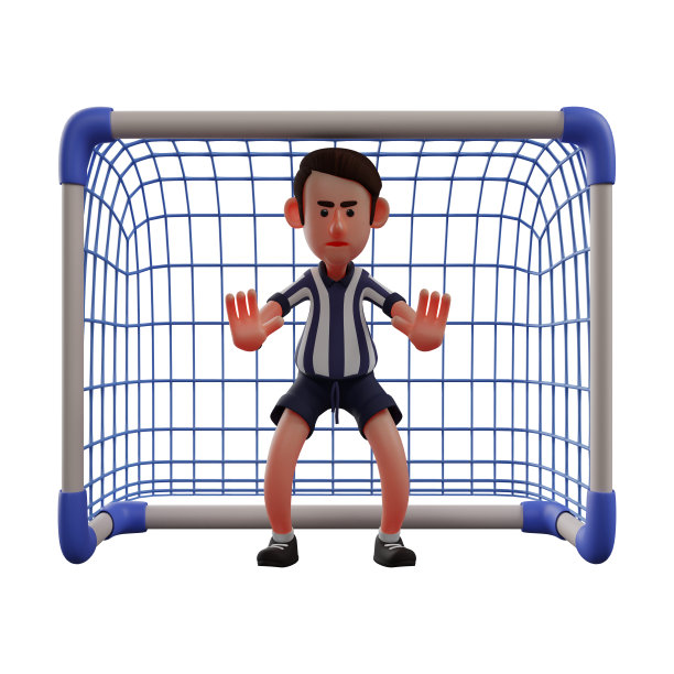 裁判3D卡通图片作为守门员图片下载