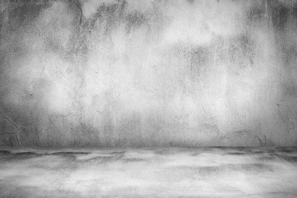 空灰色混凝土地板工作室房间背景图片下载