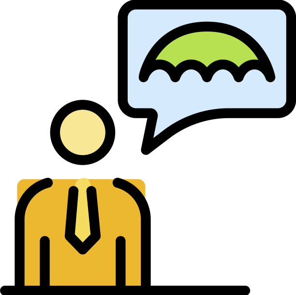 男性天气预报图标颜色轮廓图片下载