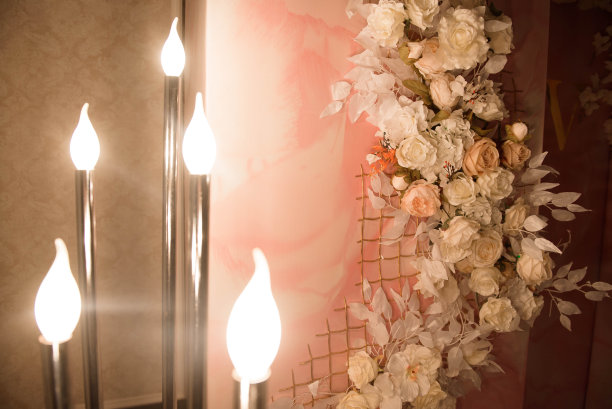 婚礼仪式装饰，婚礼花拱。图片下载