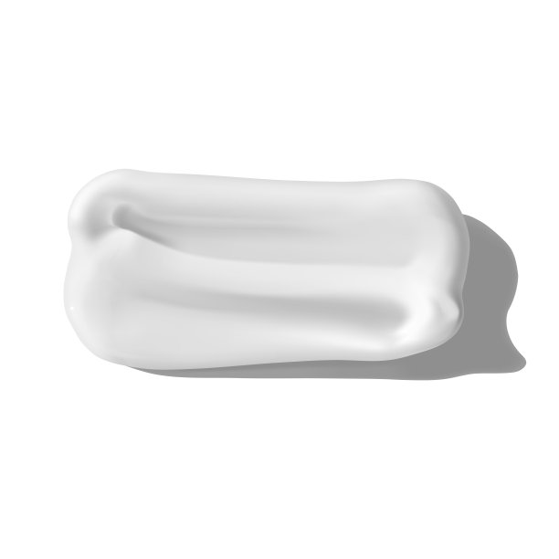 在白色背景上涂抹保湿霜。用于脸部或身体的乳液。皮肤护理图片下载