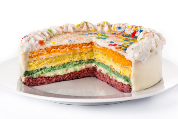 彩虹层蛋糕图片下载