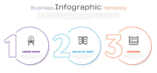 设线梳妆台、家具、床头柜及图片下载