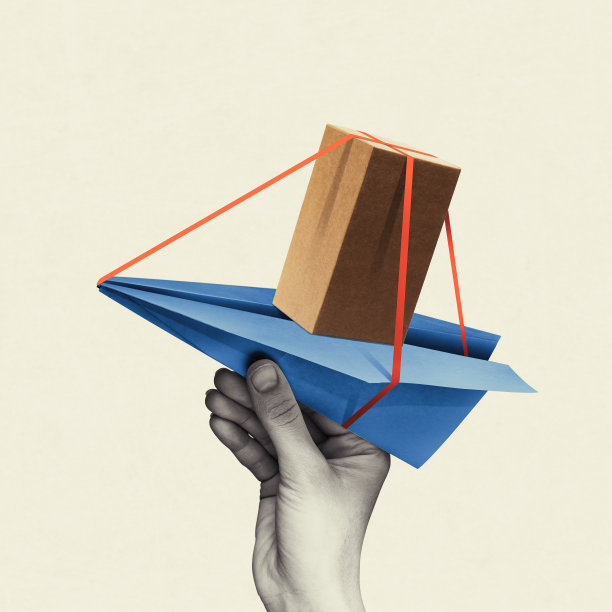 网上购物理念，快速送货。图片下载