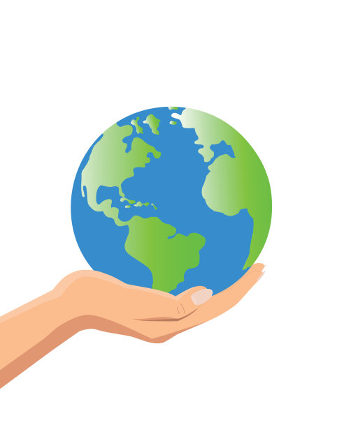 拯救地球，地球日的概念图片下载