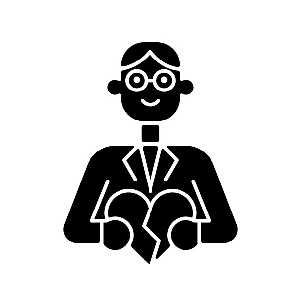 夫妻和家庭顾问黑色符号图标图片下载
