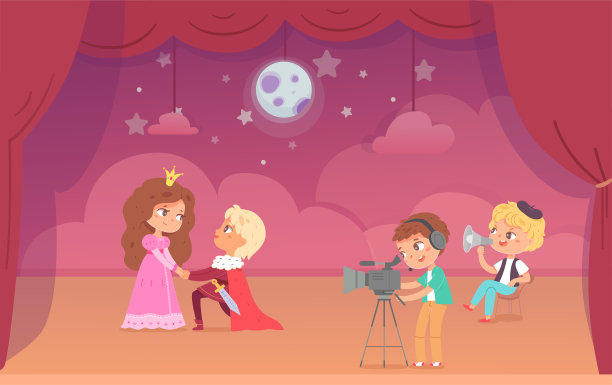 儿童电影制作，电影拍摄流程，电影制作团队后台图片下载