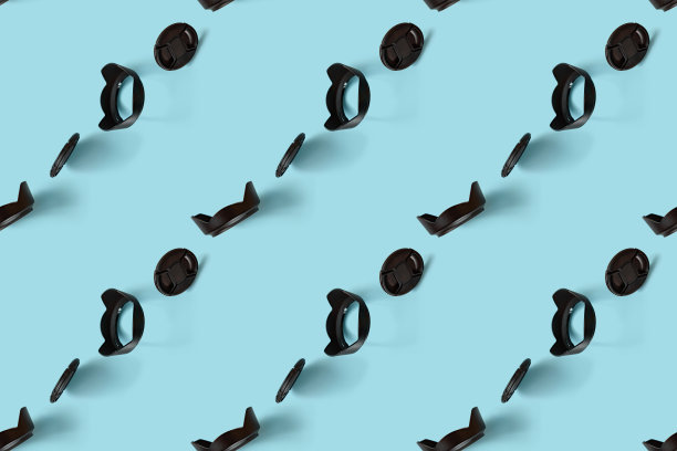 一种图案的照片配件-镜头帽和镜头罩。图片下载