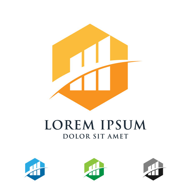 金融图标矢量股票插图设计模板。图片下载