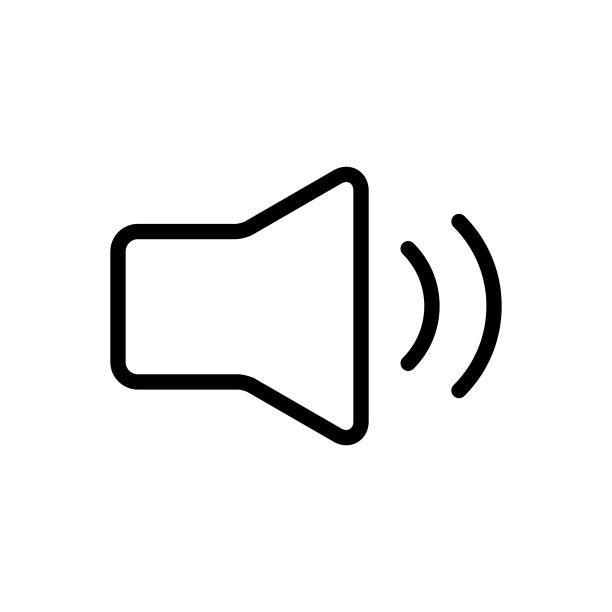 音量扬声器图标设计矢量模板插图符号和符号EPS 10在白色背景图片下载