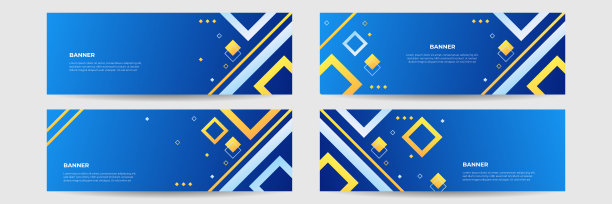 颜色块网页横幅宽背景设置。数字营销网络研讨会facebook覆盖横幅模板社交媒体帖子图片下载