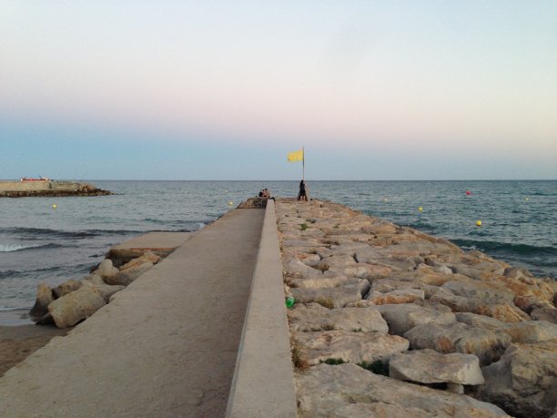 Ribera海滩日落图片下载