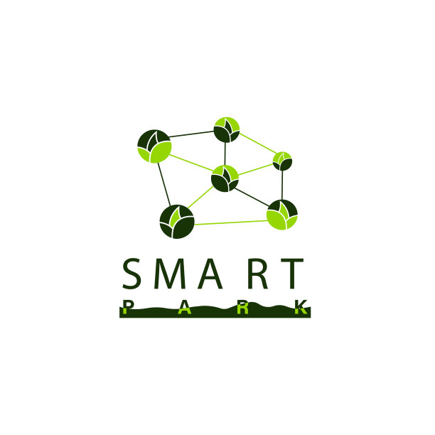 现代智慧公园标志设计教育和图片下载