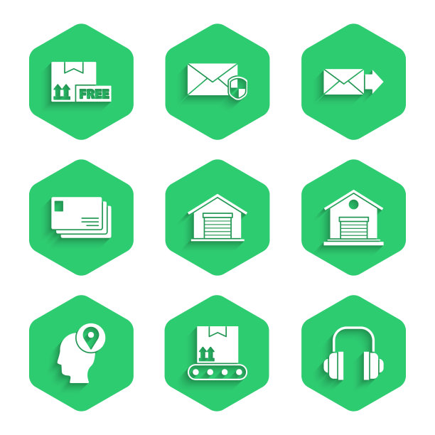 设置仓库传送带和纸箱图片下载