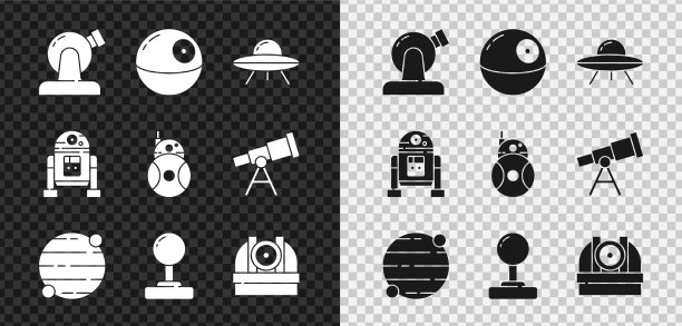 天文观测站设死星不明飞行物图片下载