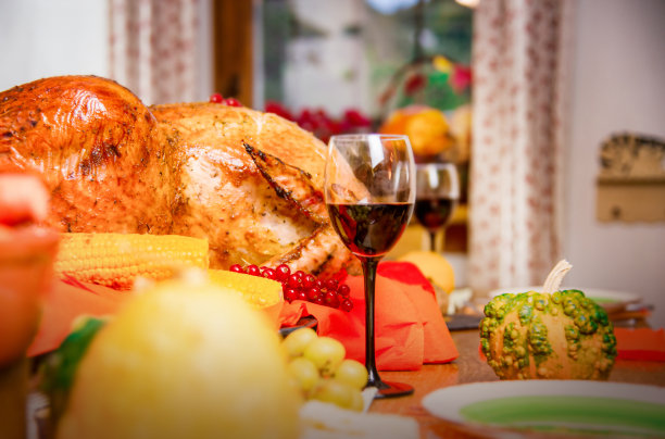 感恩节自制烤火鸡图片下载