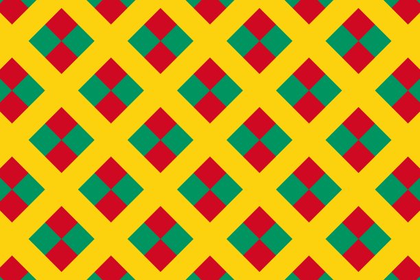 简单的几何图案在几内亚国旗的颜色图片下载