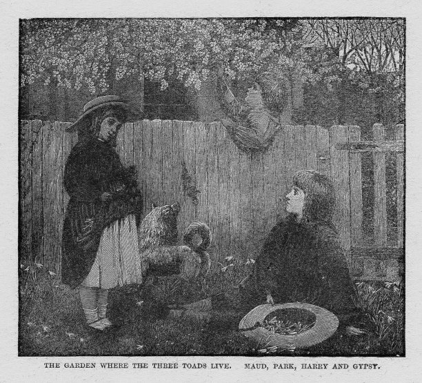 孩子和狗在户外玩耍图片下载