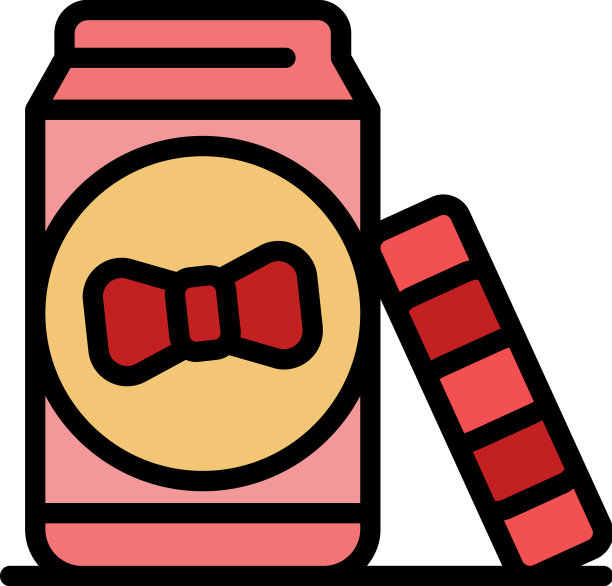 打开婴儿食品罐图标颜色轮廓图片下载