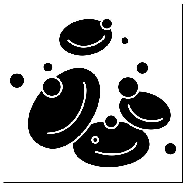 血红蛋白字形图标图片下载