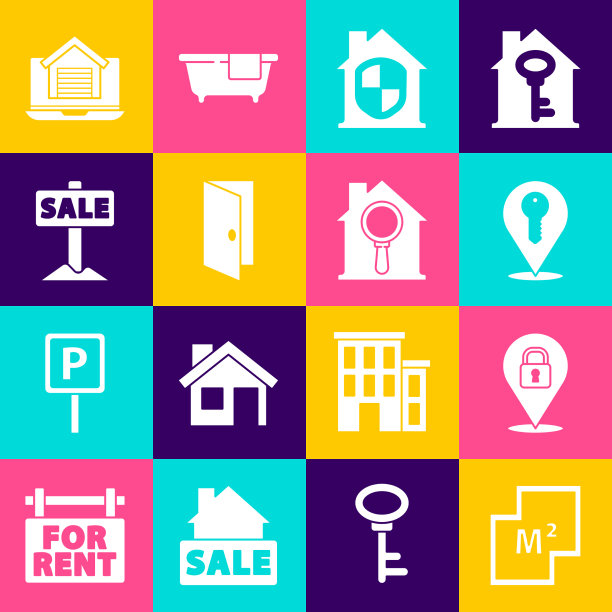 设置房屋平面图位置下的锁钥匙图片下载