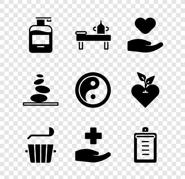 在按摩床上设置一瓶肥皂液图片下载