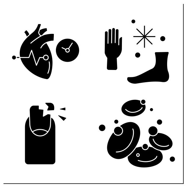 贫血字形图标设置图片下载