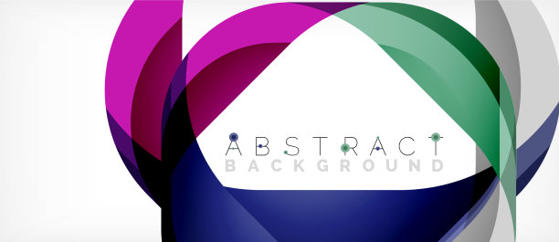 抽象的带有重叠波的正方形形状图片下载