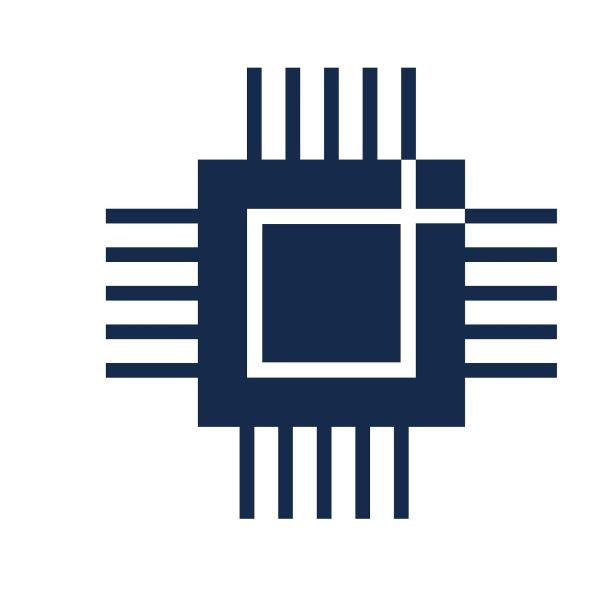 icon芯片CPU中央处理器图标图片下载