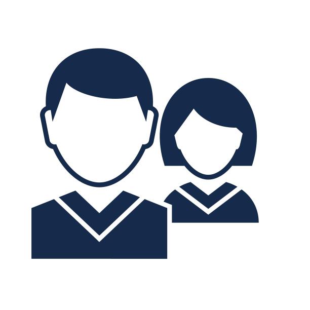 icon人像男女同学同事图标图片下载