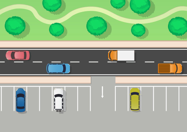 高速公路俯视图图片下载