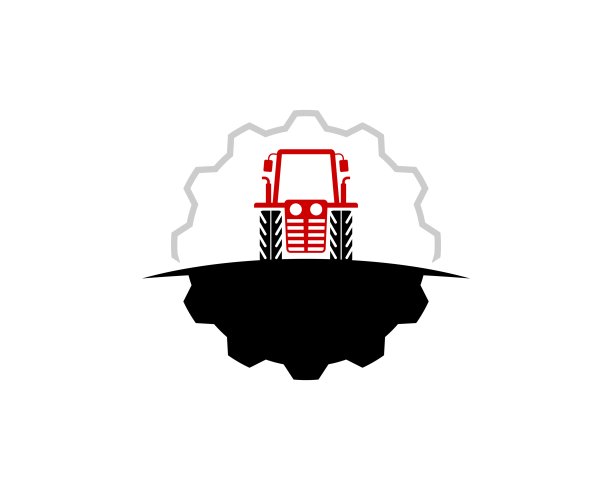 摘要拖拉机在农田中的齿轮图片下载